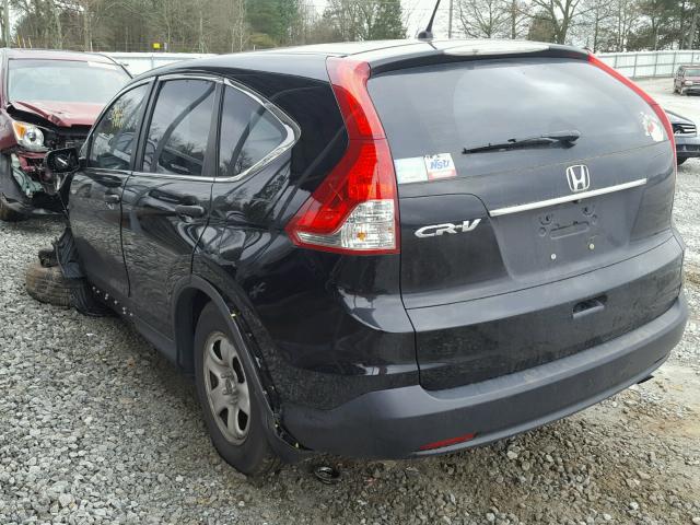 3CZRM3H39EG709275 - 2014 HONDA CR-V LX BLACK photo 3