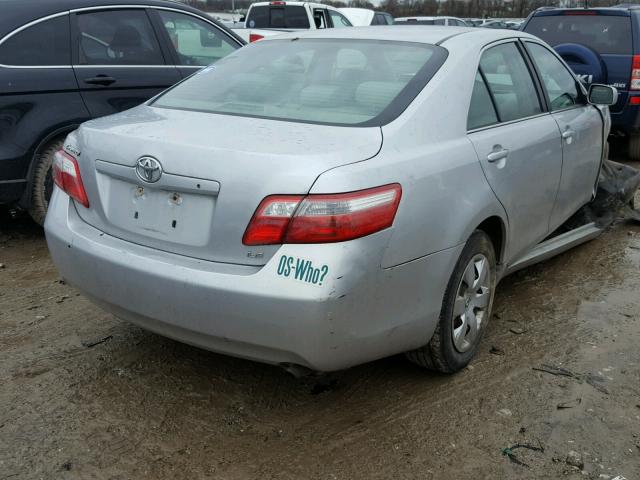 4T1BE46K07U621957 - 2007 TOYOTA CAMRY NEW SILVER photo 4