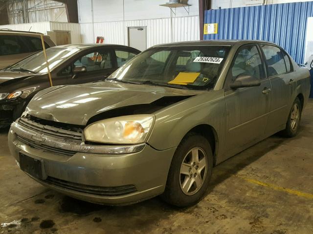 1G1ZT54865F276482 - 2005 CHEVROLET MALIBU LS მწვანე ფოტო 2