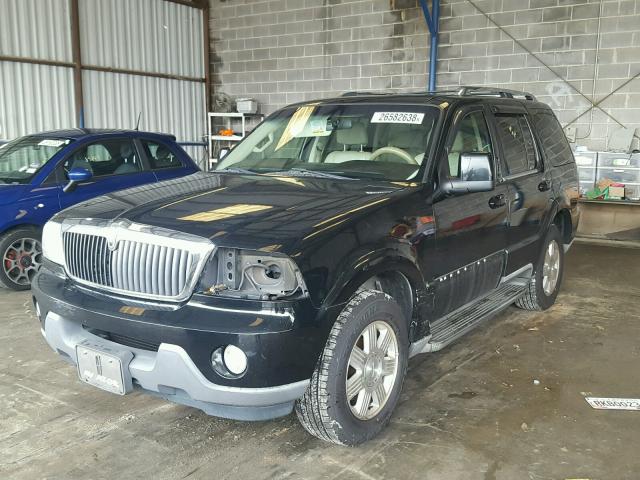 5LMEU68H83ZJ11783 - 2003 LINCOLN AVIATOR BLACK photo 2