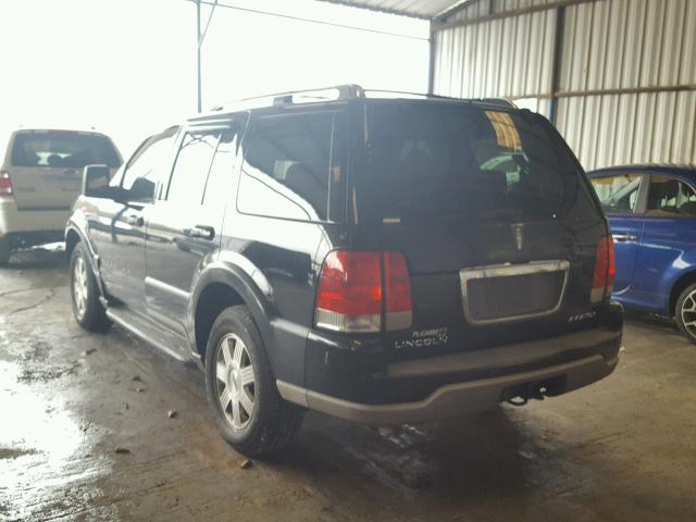 5LMEU68H83ZJ11783 - 2003 LINCOLN AVIATOR BLACK photo 3