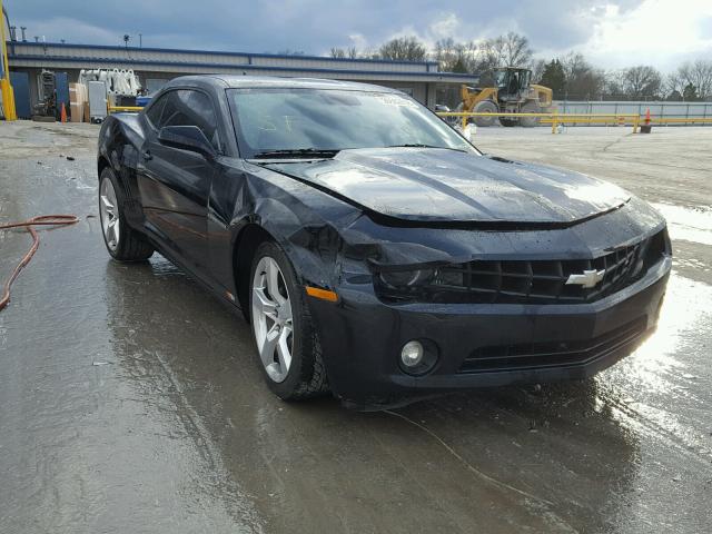 2G1FB1EV5A9152421 - 2010 CHEVROLET CAMARO LT BLACK photo 1