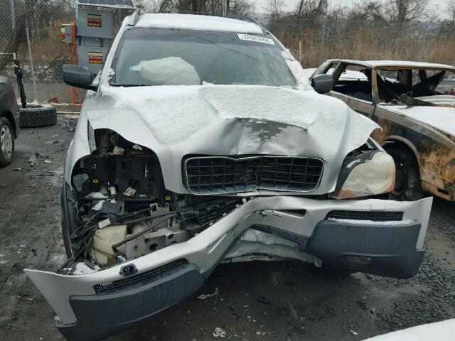 YV1CZ59H441090207 - 2004 VOLVO XC90 SILVER photo 7