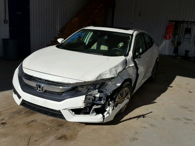 19XFC1F87HE213938 - 2017 HONDA CIVIC EX WHITE photo 2