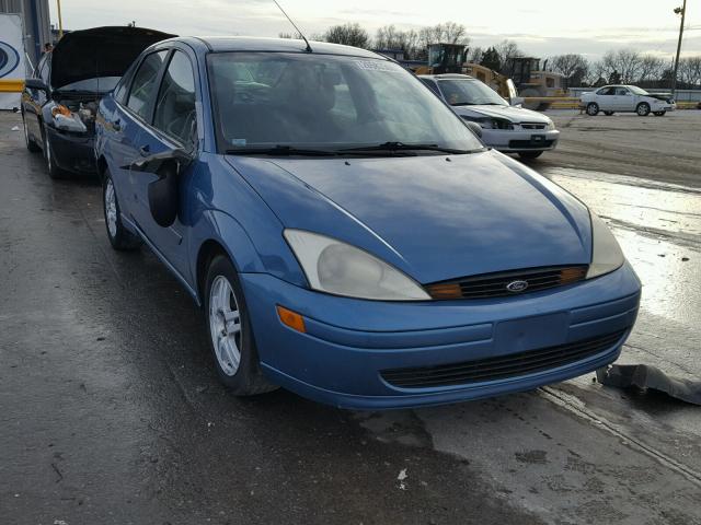 1FAFP34P8YW317439 - 2000 FORD FOCUS SE BLUE photo 1