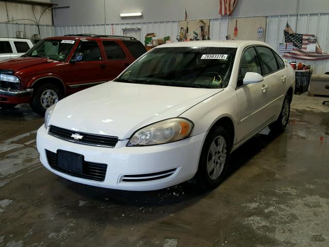 2G1WT55K869433162 - 2006 CHEVROLET IMPALA LT WHITE photo 2