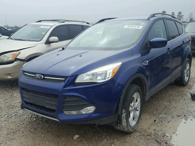 1FMCU0GX0EUB70584 - 2014 FORD ESCAPE SE BLUE photo 2