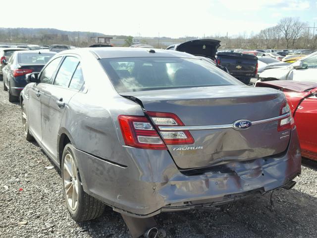 1FAHP2E87DG111690 - 2013 FORD TAURUS SEL GRAY photo 3