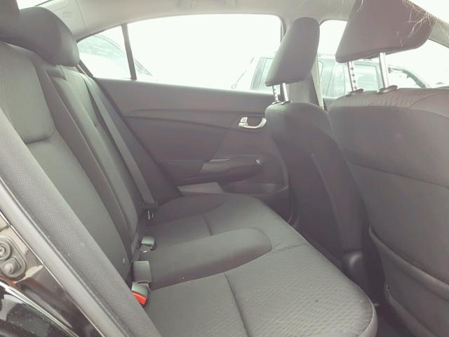 2HGFB2F82EH558322 - 2014 HONDA CIVIC EX შავი ფოტო 6