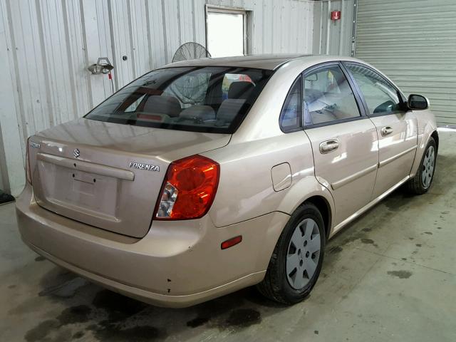 KL5JD56Z38K304571 - 2008 SUZUKI FORENZA BA GOLD photo 4