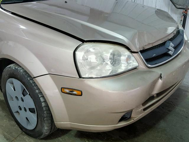 KL5JD56Z38K304571 - 2008 SUZUKI FORENZA BA GOLD photo 9