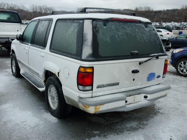 1FMDU34X0SZA76729 - 1995 FORD EXPLORER WHITE photo 3