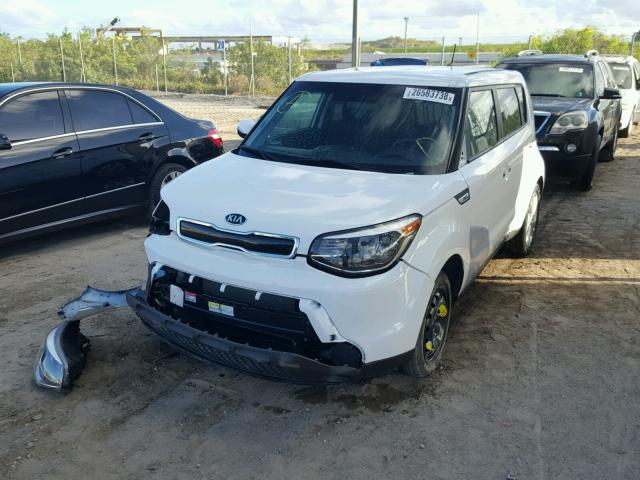 KNDJP3A52E7018929 - 2014 KIA SOUL + WHITE photo 2