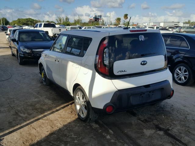 KNDJP3A52E7018929 - 2014 KIA SOUL + WHITE photo 3