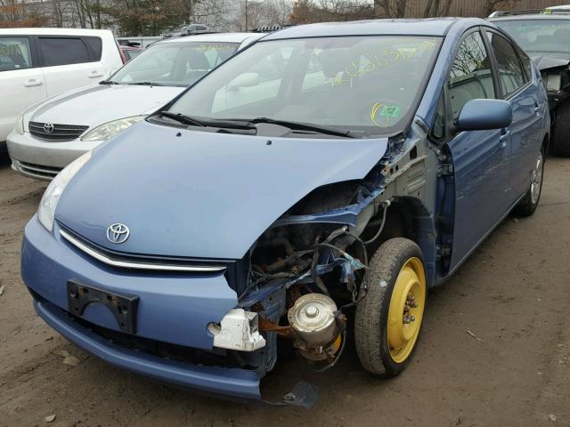 JTDKB20U987718926 - 2008 TOYOTA PRIUS BLUE photo 2