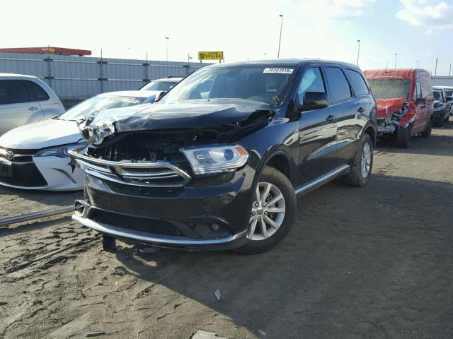 1C4RDHAG6FC201866 - 2015 DODGE DURANGO SX BLACK photo 2