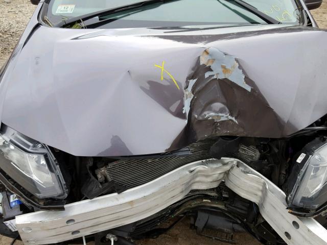 19XFB2F90FE255771 - 2015 HONDA CIVIC EXL GRAY photo 7