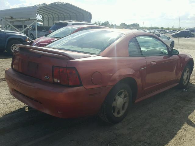 1FAFP4046YF129567 - 2000 FORD MUSTANG RED photo 4