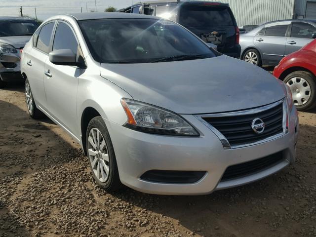 1N4AB7AP6DN900645 - 2013 NISSAN SENTRA S GRAY photo 1