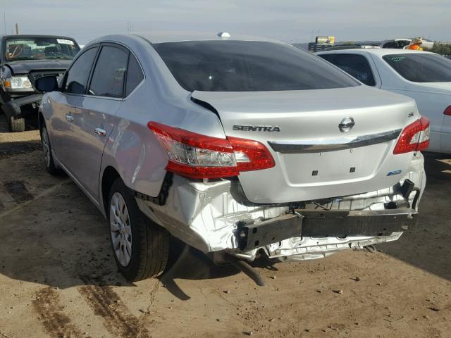 1N4AB7AP6DN900645 - 2013 NISSAN SENTRA S GRAY photo 3