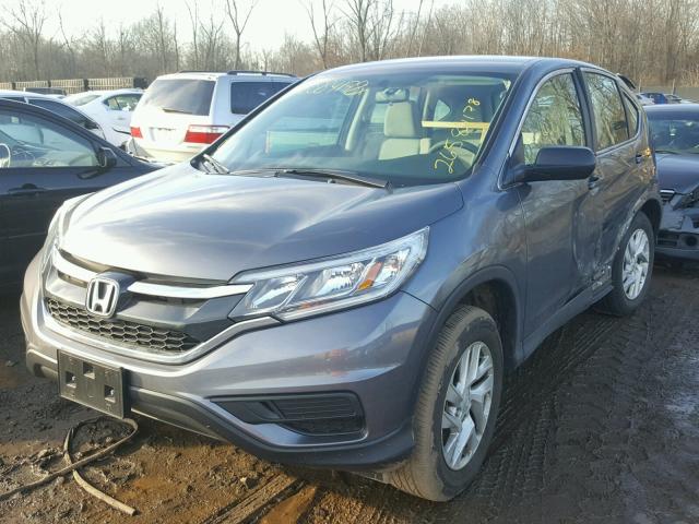 2HKRM4H30GH626629 - 2016 HONDA CR-V LX GRAY photo 2