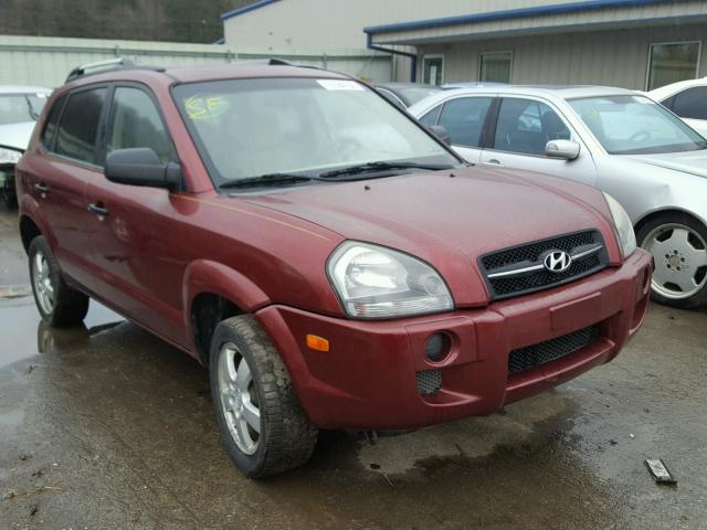 KM8JM12B98U735038 - 2008 HYUNDAI TUCSON GLS RED photo 1