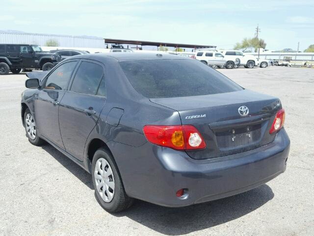 1NXBU4EE9AZ217576 - 2010 TOYOTA COROLLA CHARCOAL photo 3