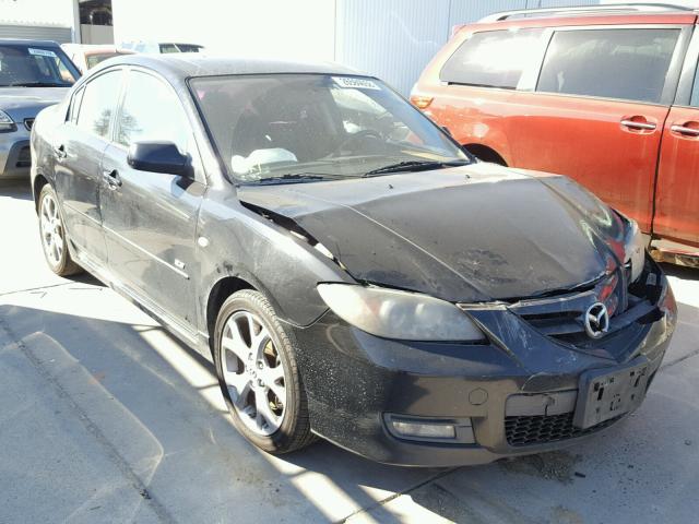 JM1BK323281175044 - 2008 MAZDA 3 S BLACK photo 1