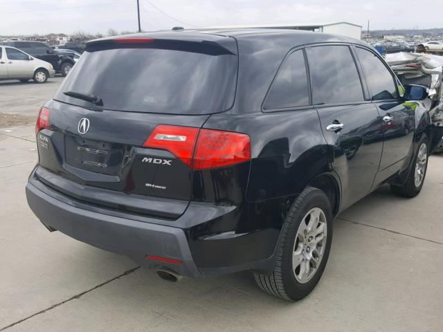 2HNYD28699H522575 - 2009 ACURA MDX TECHNO BLACK photo 4