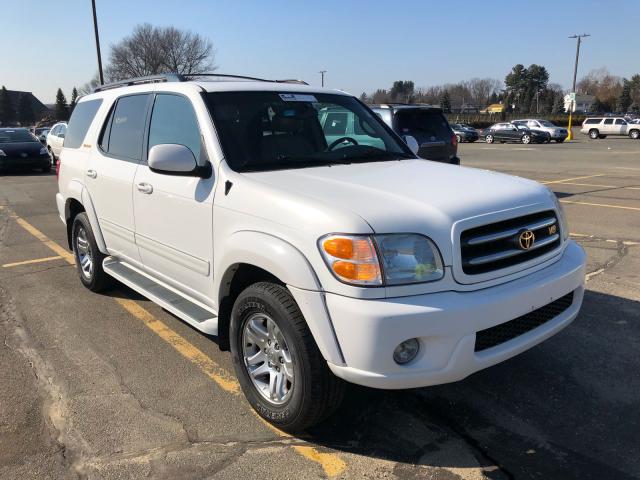 5TDBT48A13S146171 - 2003 TOYOTA SEQUOIA LI WHITE photo 1