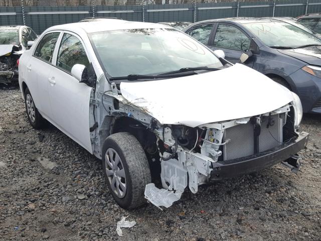 2T1BU4EE9DC037343 - 2013 TOYOTA COROLLA BA WHITE photo 1