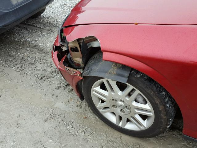 1LNHM87A55Y670331 - 2005 LINCOLN LS RED photo 10