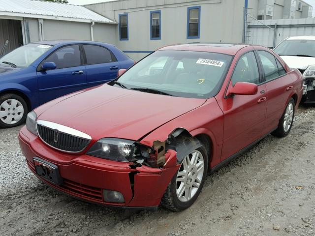 1LNHM87A55Y670331 - 2005 LINCOLN LS RED photo 2