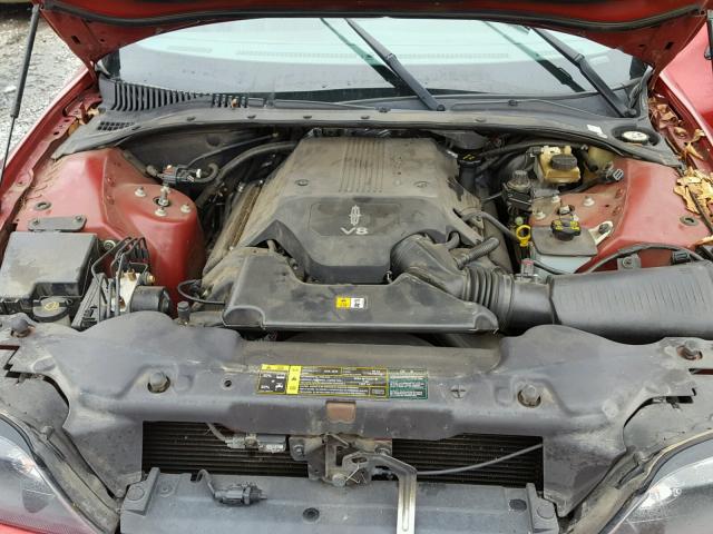 1LNHM87A55Y670331 - 2005 LINCOLN LS RED photo 7