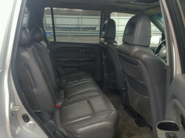 5FNYF18585B062424 - 2005 HONDA PILOT EXL GRAY photo 6