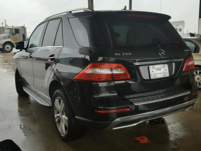 4JGDA5HB4EA344879 - 2014 MERCEDES-BENZ ML 350 4MA BLACK photo 3