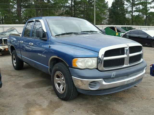 3D7HA18N02G164133 - 2002 DODGE RAM 1500 BLUE photo 1