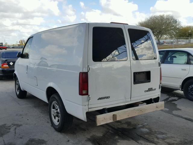 1GCDM19X23B122959 - 2003 CHEVROLET ASTRO WHITE photo 3