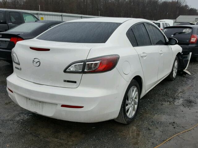 JM1BL1VF1C1514294 - 2012 MAZDA 3 I WHITE photo 4