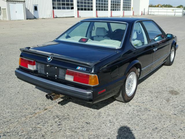 WBAEE1415J2561068 - 1988 BMW M6 BLACK photo 4