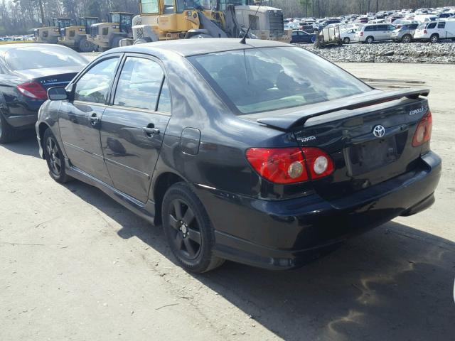 1NXBR32E76Z758925 - 2006 TOYOTA COROLLA CE BLACK photo 3