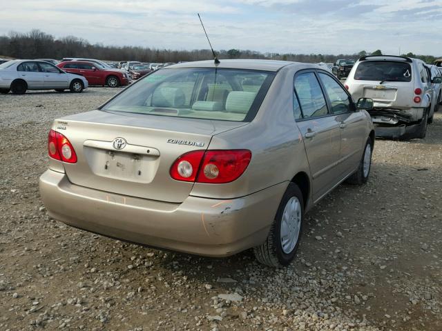 1NXBR32E77Z876328 - 2007 TOYOTA COROLLA CE BEIGE photo 4