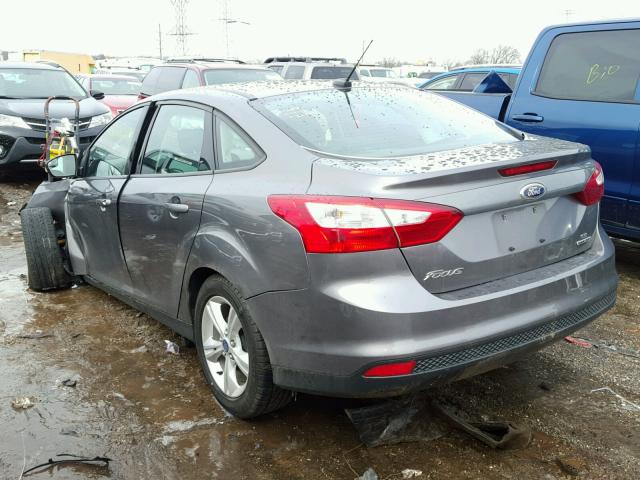 1FADP3F27DL220088 - 2013 FORD FOCUS SE GRAY photo 3