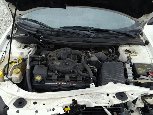 1B3EJ56UX1N584536 - 2001 DODGE STRATUS ES WHITE photo 7