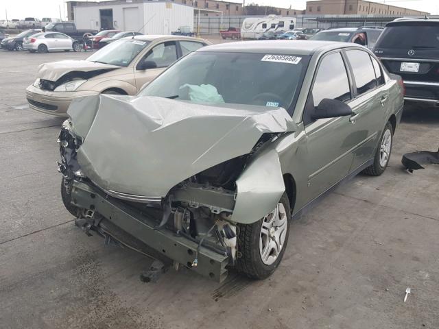 1G1ZS51FX6F271387 - 2006 CHEVROLET MALIBU LS GREEN photo 2