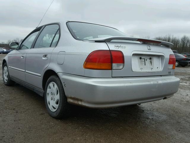 JHMEJ8544VS002499 - 1997 HONDA CIVIC EX SILVER photo 3