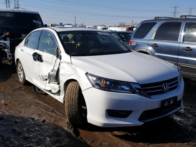 1HGCR2F8XFA126267 - 2015 HONDA ACCORD EXL WHITE photo 1