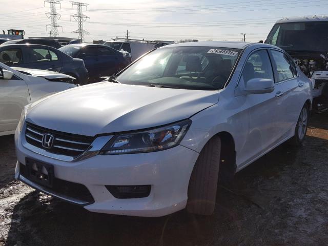 1HGCR2F8XFA126267 - 2015 HONDA ACCORD EXL WHITE photo 2