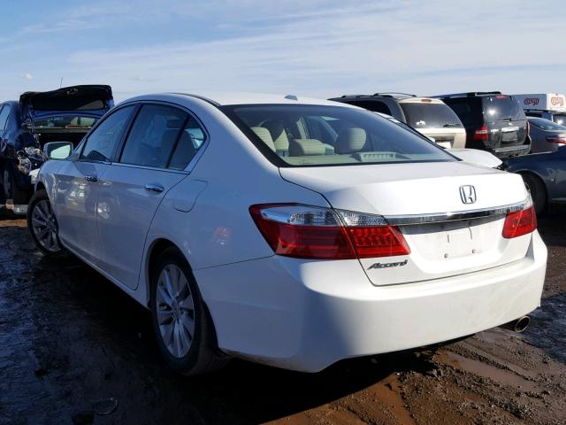 1HGCR2F8XFA126267 - 2015 HONDA ACCORD EXL WHITE photo 3