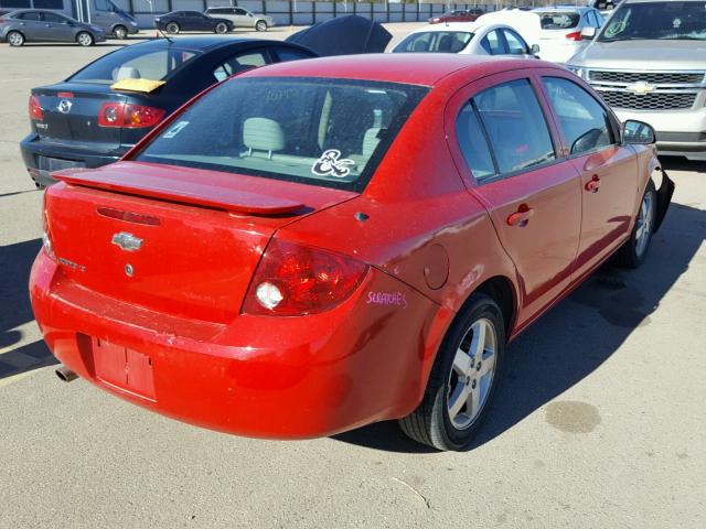 1G1AL55F467819141 - 2006 CHEVROLET COBALT LT RED photo 4